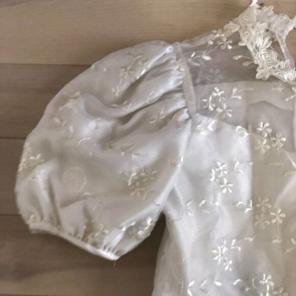 Vintage Dorissa Nicole Girls Dress size 10 White - Picture 4 of 8